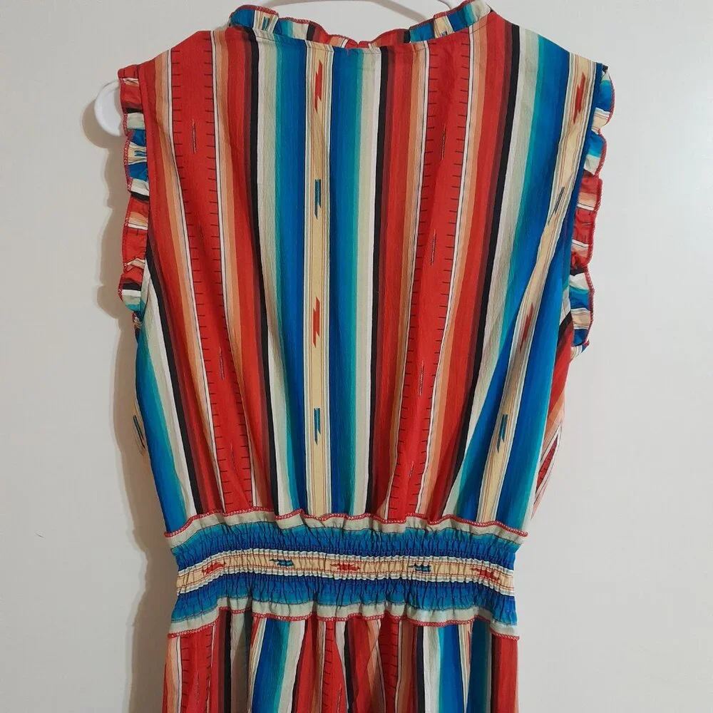 NWT FASHION EXPRESS Women's Jumpsuit Cavenders Western Wear Size L - Picture 8 of 10